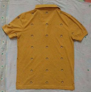Men's Mustard Polo T-Shirt