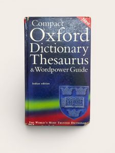 Compact Oxford Dictionary Thesaurus
