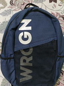 Dark Blue Backpack with 'GN WRC' Graphic