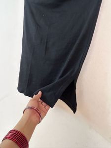 Classic Black Pencil Skirt