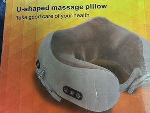 U-shaped massage pillow