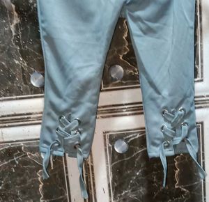 Stylish Lace-Up Pants
