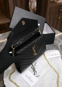Yves Saint Laurent Black Leather Shoulder Bag