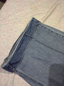 Wide Leg Denim Jeans