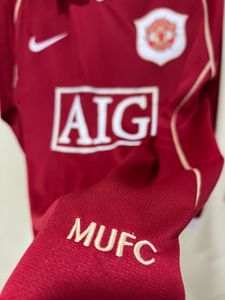 Man utd cr7 1st ucl goal scorer football jersey