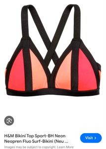 H&M Neon Bikini Top
