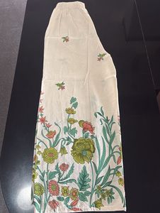 Cream Floral Print Kurta Set