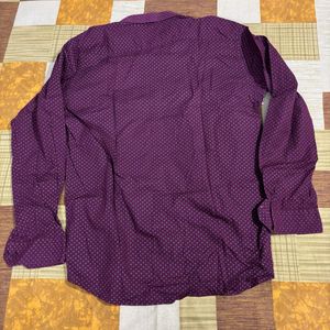 Stylish Maroon Printed Shirt