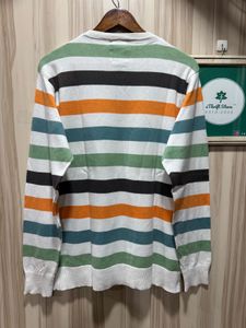 Jack &amp; Jones Multicolor Striped Crewneck Sweater