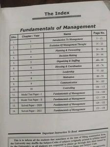 BBA Refresher Book
