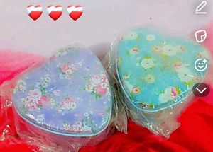 Floral Heart-Shaped Decorative Boxes