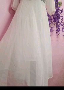 Elegant White Maxi Dress offer price 💕