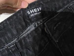 Black Wide Leg Denim Jeans
