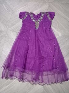 Purple Ethnic Gown