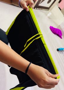 Black &amp; Neon Running Shorts