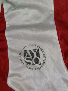 Score Red &amp; White Soccer Jersey