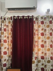 Decorative Curtains with Floral Print
