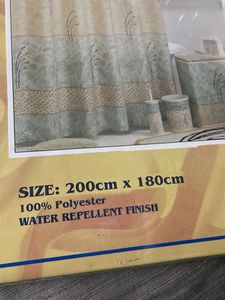 Elegant shower curtain 200x180cm