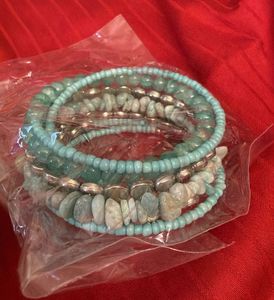 Boho Beaded Stacked Bracelet