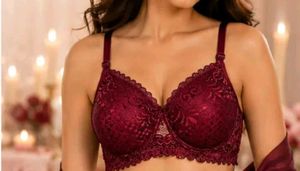 Red Lace Push-Up Bra