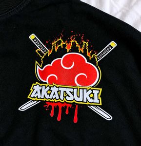 Black Akatsuki Graphic T-Shirt
