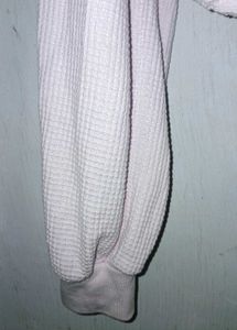 Lavender Waffle Knit Cropped Pullover