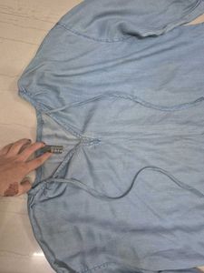 Denim Tunic Dress/ Midi.