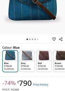 Berry1000 Women's Jute Sling Bag