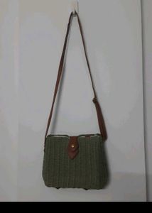Woven Crossbody Bag