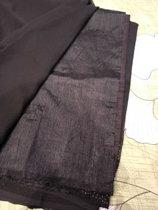 New Elegant Black Saree