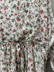 Chic Floral Print Tunic Top