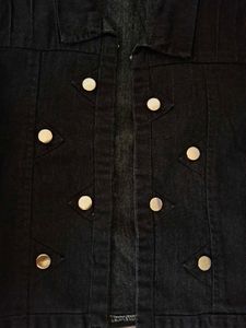 Classic Black Denim Jacket
