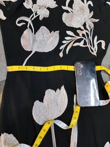 Black Dress With Back Chain