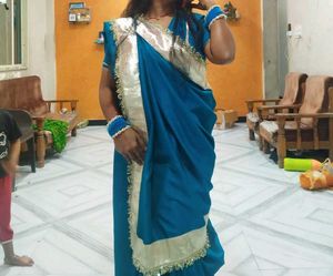 tel colour saree