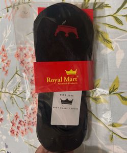 New - Black No-Show Socks (FREE SIZE)