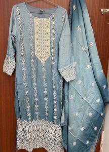 Elegant Embroidered Kurta Set