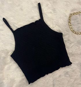 Sleek Black Cami Top
