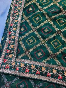 Brand New Bandhani Saree with blouse