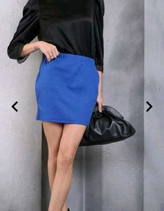 Mini Length High Waist Pencil Skirt