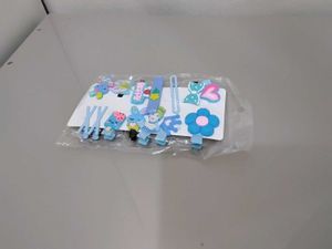 Blue Tic Tac Clips Set
