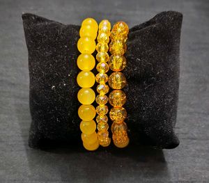 3 Handmade Beaded Bracelet Set With Unique Design