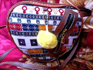 Heart-Shaped Crossbody Bag