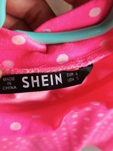 Pink Polka Dot Top
