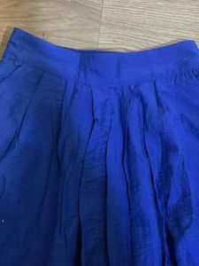 Vibrant Royal Blue Ethnic Skirt