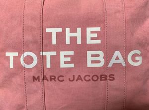 Marc Jacobs Large Canvas Tote Bag – Pink/Coral