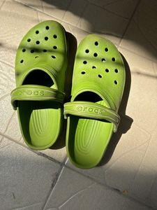 Lime Green Crocs