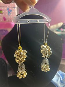 Boho Bell &amp; Jhumka Drop Earrings