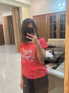 Cute Graphic Print T-Shirt