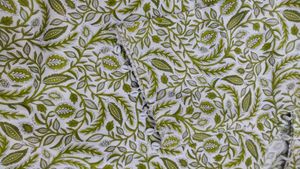 Green Paisley Print Kurta