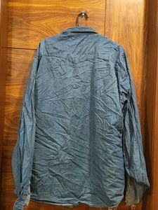 Men's Blue Denim Shirt